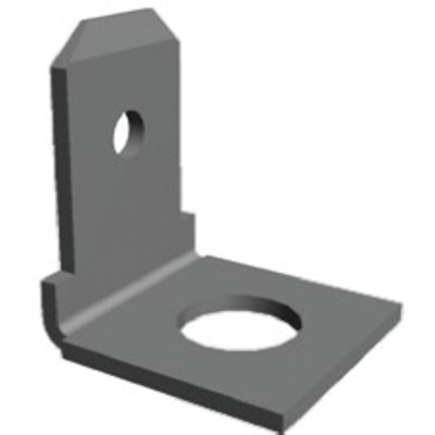 TE Connectivity FASTON .187 Uninsulated Male Spade Connector, PCB Tab, 4.75 x 0.51mm Tab Size