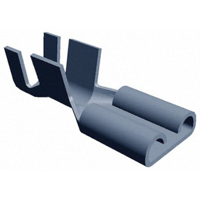 TE Connectivity FASTON .250 Uninsulated Female Spade Connector, Receptacle, 6.35 x 0.81mm Tab Size, 4mm² to 6mm²