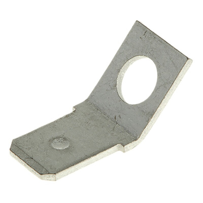 TE Connectivity FASTON .250 Uninsulated Male Spade Connector, PCB Tab, 6.35 x 0.81mm Tab Size