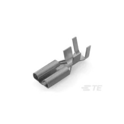TE Connectivity FASTIN-FASTON .375 Uninsulated Female Spade Connector, Receptacle, 9.53 x 1.22mm Tab Size, 6mm² to 10mm²