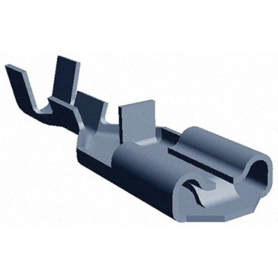 TE Connectivity Positive Lock .187 Mk II Uninsulated Female Spade Connector, Receptacle, 4.75 x 0.51mm Tab Size, 0.2mm²