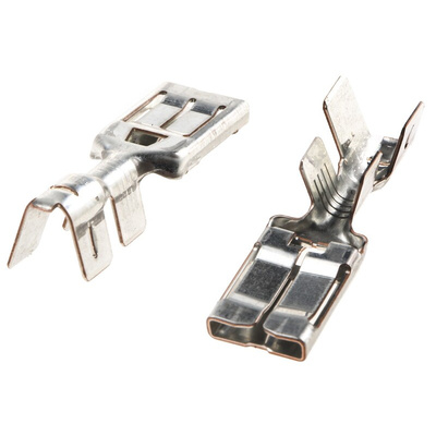 TE Connectivity PRONER .315 Uninsulated Female Spade Connector, Receptacle, 8 x 1mm Tab Size, 3mm² to 6mm²