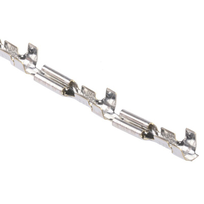 TE Connectivity FASTON .110 Uninsulated Female Spade Connector, Receptacle, 2.79 x 0.51mm Tab Size, 0.5mm² to 1.3mm²