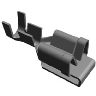 TE Connectivity FASTON .187 Uninsulated Crimp Piggyback Terminal, 4.75 x 0.51mm Tab Size, 0.5mm² to 1.3mm²