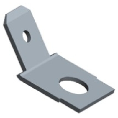TE Connectivity FASTON .187 Uninsulated Male Spade Connector, PCB Tab, 4.75 x 0.51mm Tab Size
