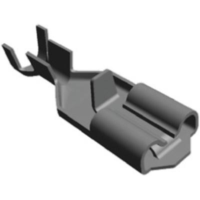 TE Connectivity Positive Lock .187 Mk II Uninsulated Female Spade Connector, Receptacle, 4.75 x 0.51mm Tab Size, 0.5mm²
