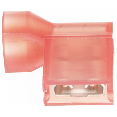 TE Connectivity Ultra-Fast .250 Red Insulated Female Spade Connector, Flag Terminal, 6.35 x 0.81mm Tab Size, 0.3mm² to
