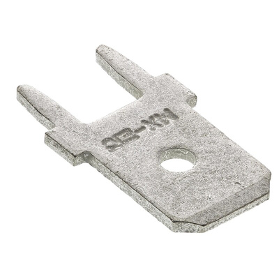 Molex Uninsulated Male Spade Connector, PCB Tab, 6.35 x 0.81mm Tab Size