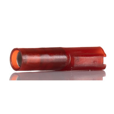 Molex Avikrimp 19002 Red Insulated Female Spade Connector, Receptacle, 2.79 x 0.81mm Tab Size