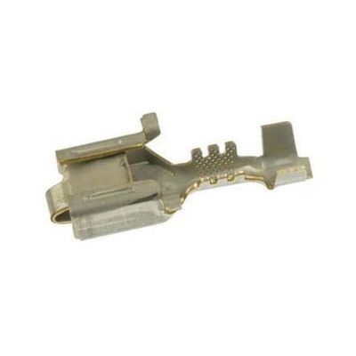 TE Connectivity Uninsulated Female Spade Connector, Receptacle, 6.3 x 0.8mm Tab Size, 0.5mm² to 0.8mm²