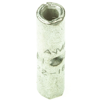 TE Connectivity, SOLISTRAND Butt Splice Connector, Tin 22 → 16 AWG