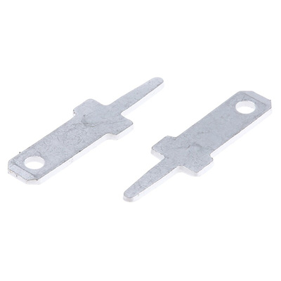 Keystone PC QUICK-FIT Uninsulated Male Spade Connector, PCB Tab, 2.79 x 0.5mm Tab Size