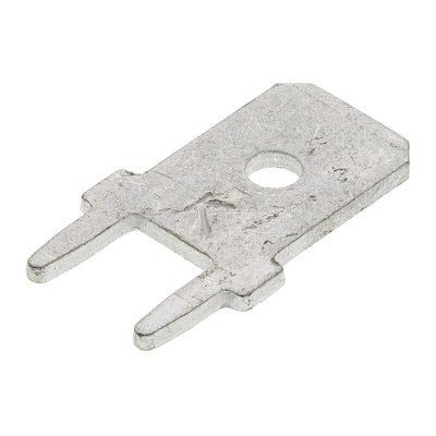 Keystone PC QUICK-FIT Uninsulated Male Spade Connector, PCB Tab, 6.35 x 0.81mm Tab Size