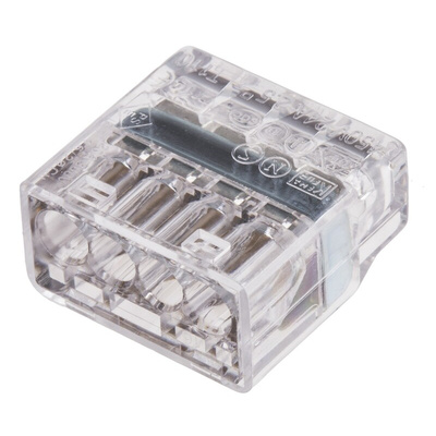 TE Connectivity, Push Grip Splice Connector, Grey 0.5 → 2.5 mm², 22 → 12 AWG