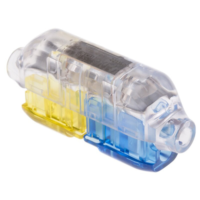 TE Connectivity In Line Splice Connector, Clear, Insulated, Tin 1.5 → 2.5 mm², 14 → 12 AWG, 16 →
