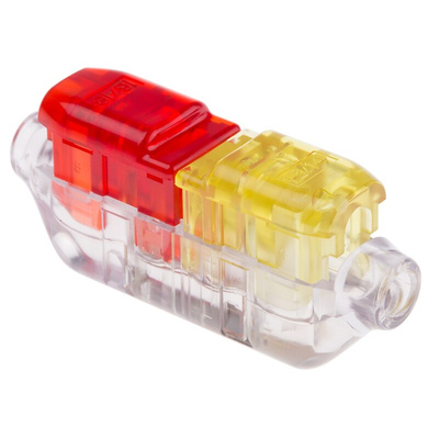 TE Connectivity In Line Splice Connector, Clear, Insulated, Tin 0.75 → 2.5 mm², 1.5 → 4 mm², 16 →