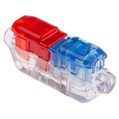 TE Connectivity In Line Splice Connector, Clear, Insulated, Tin 0.75 → 1.5 mm², 1.5 → 2.5 mm², 16