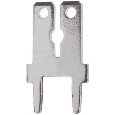 Keystone PC QUICK-FIT Uninsulated Male Spade Connector, PCB Tab, 6.35 x 0.81mm Tab Size