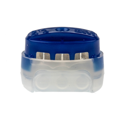 3M, Scotchlok Pigtail Wire Splice Connector, Blue, Insulated, Tin 22 to 14 AWG