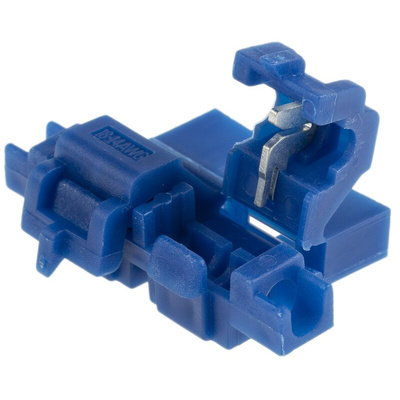 RS PRO Splice Connector, Blue, Insulated 0.75 → 2.5 mm², 18 → 14 AWG