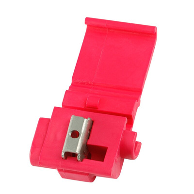 RS PRO Splice Connector, Red, Insulated, Tin 0.5 → 0.75 mm², 26 → 22 AWG