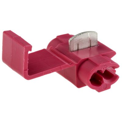 RS PRO Wire Splice Connector, Red, Insulated, Tin 0.5 → 0.75 mm², 22 → 18 AWG