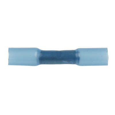 RS PRO Heat Shrink Splice Connector, Blue, Insulated 1.5 → 2.5 mm², 16 → 14 AWG