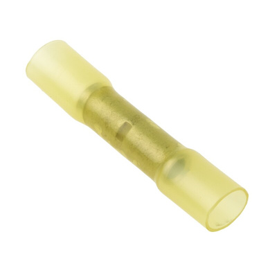 RS PRO Heat Shrink Splice Connector, Yellow, Insulated 12 → 10 AWG, 4 → 6 mm²