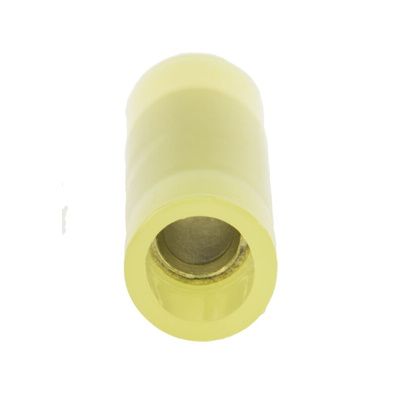 RS PRO Splice Connector, Yellow, Insulated 12 → 10 AWG, 4 → 6 mm²