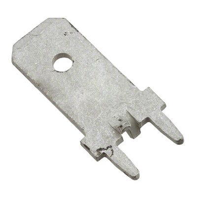 Molex 19705 Uninsulated Male Spade Connector, PCB Tab, 6.35 x 0.81mm Tab Size