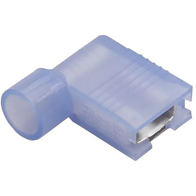 Molex 19007 Blue Insulated Female Spade Connector, Flag Terminal, 6.35 x 0.81mm Tab Size