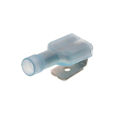 Molex 19013 Blue Insulated Female Spade Connector, Piggyback Terminal, 6.35 x 0.81mm Tab Size