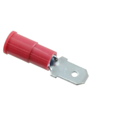 Molex 19023 Red Insulated Male Spade Connector, Tab, 4.75 x 0.51mm Tab Size