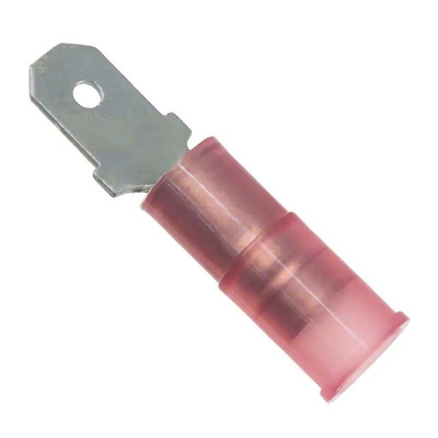 Molex 19025 Red Insulated Male Spade Connector, Tab, 4.75 x 0.51mm Tab Size