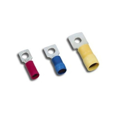 MECATRACTION Insulated Spade Connector, Preinsulated Square Terminals