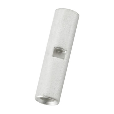 RS PRO Butt Splice Splice Connector, Silver, Tin 14 → 16 AWG