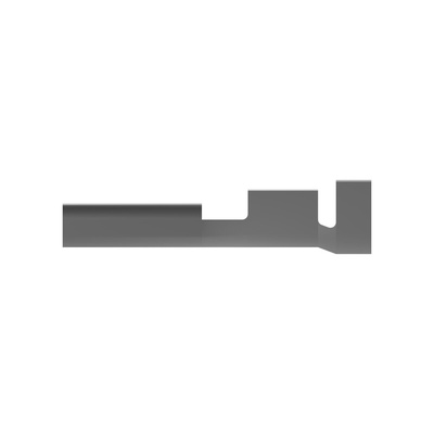 TE Connectivity FASTON 110 Brass Uninsulated Receptacle Spade Connector, Tab, 2.8 x 0.51mm Tab Size