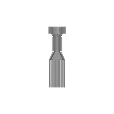 TE Connectivity FASTON 110 Brass Uninsulated Receptacle Spade Connector, Tab, 2.8 x 0.51mm Tab Size