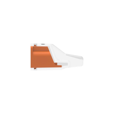 TE Connectivity, 2388553 Closed End Connector, Orange, Insulated, Copper 12 → 22 AWG