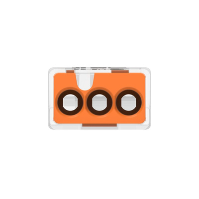 TE Connectivity, 2388553 Closed End Connector, Orange, Insulated, Copper 12 → 22 AWG