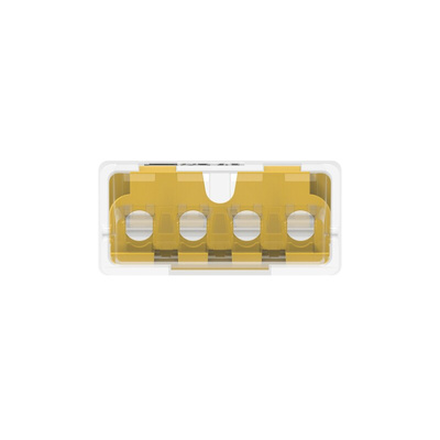 TE Connectivity, 2388553 Closed End Connector, Yellow, Insulated, Copper 12 → 22 AWG