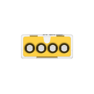 TE Connectivity, 2388553 Closed End Connector, Yellow, Insulated, Copper 12 → 22 AWG