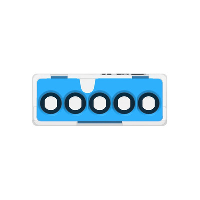 TE Connectivity, 2388553 Closed End Connector, Blue, Insulated, Copper 12 → 22 AWG