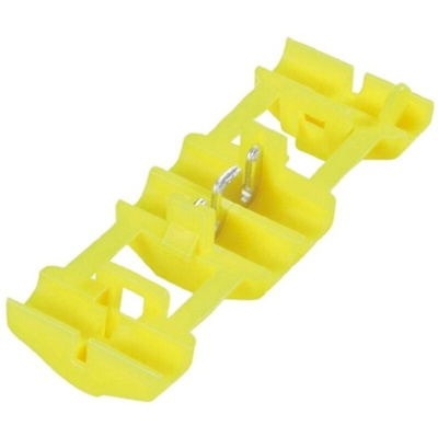 TE Connectivity Tap Wire Splice Connector, Yellow, Insulated, Tin 11 → 10 AWG
