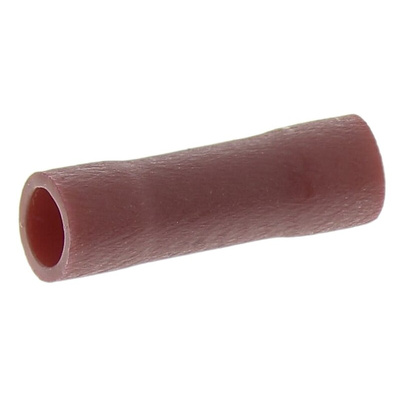 RS PRO Parallel Splice Connector, Red, Insulated, Tin 22 → 16 AWG