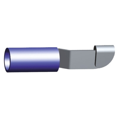 TE Connectivity Knife Disconnect Wire Splice Connector, Blue, Insulated, Tin 16 → 14 AWG