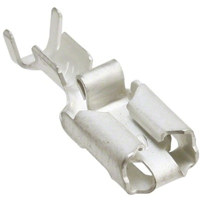 TE Connectivity Positive Lock .250 Mk I Uninsulated Female Spade Connector, Receptacle, 6.35 x 0.81mm Tab Size, 0.8mm²