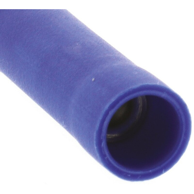 JST, FVC Butt Splice Connector, Blue, Insulated 16 → 14 AWG