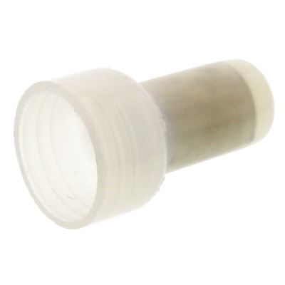 TE Connectivity Closed End Splice Connector, Natural, Insulated, Tin 22 → 10 AWG