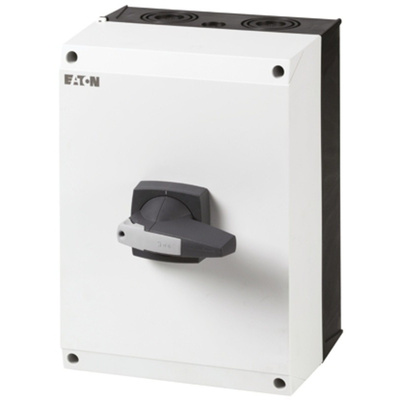 Eaton 3 Pole Enclosed Non Fused Isolator Switch - 160 A Maximum Current, 90 kW Power Rating, IP65